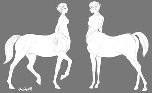 Centaur Slave sketches 