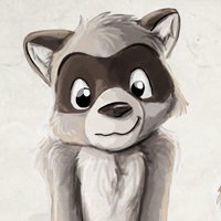 A raccoon personality