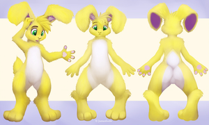Colored Bunny