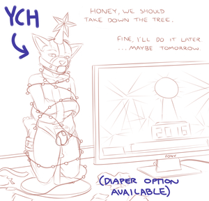 Christmas Tree (YCH art auction)