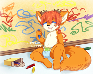 Wall drawing is too fun :3