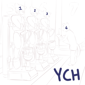 Milk production is down, turn up the pumps! (YCH auction)
