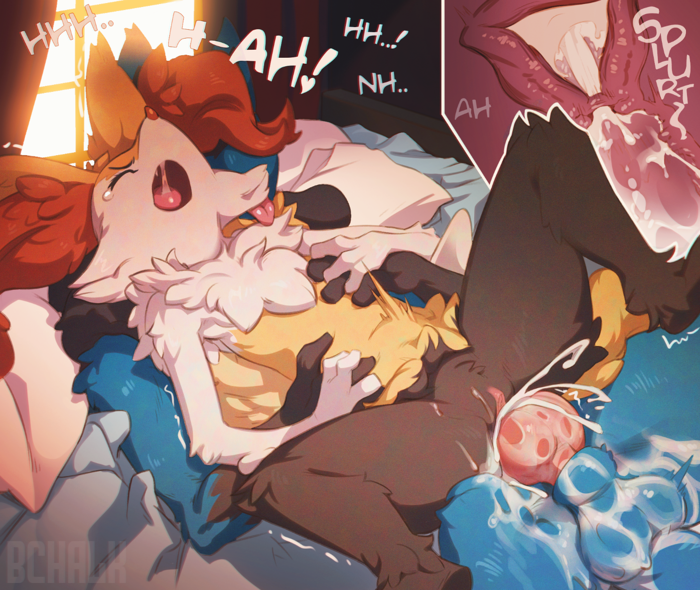Lucario & Braixen 2