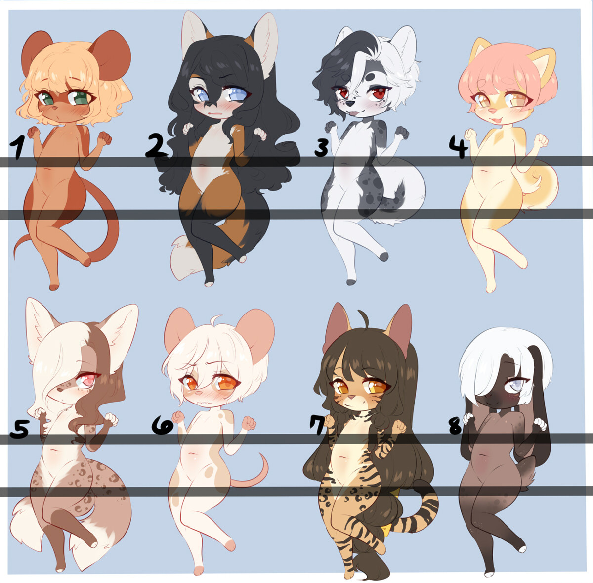 Got some adopts for sale on IB https://inkbunny.net/s/1859004 $20 each, addit...