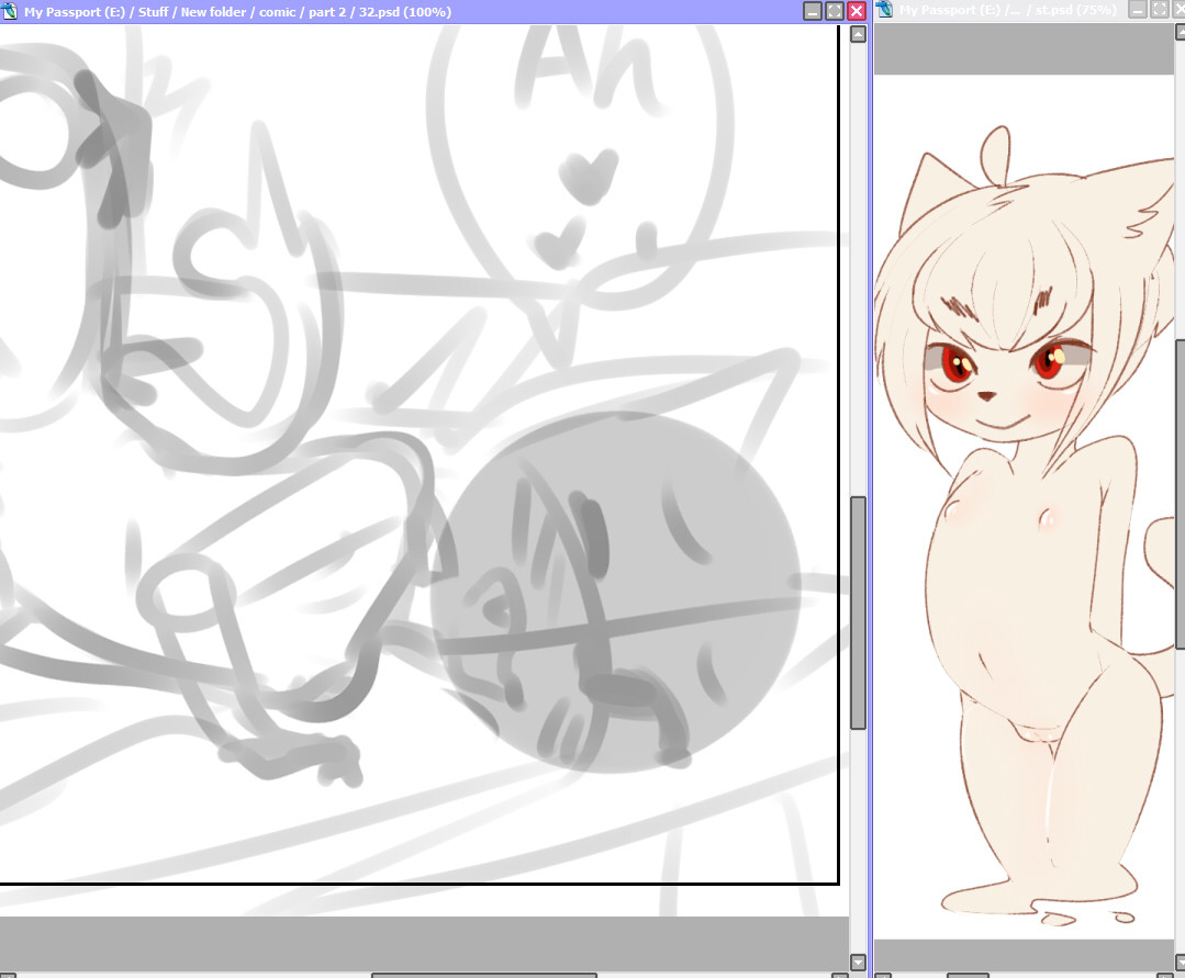 I'm supposed to end this chapter in 8 pages but my dumb ass?? :angry_laugh: