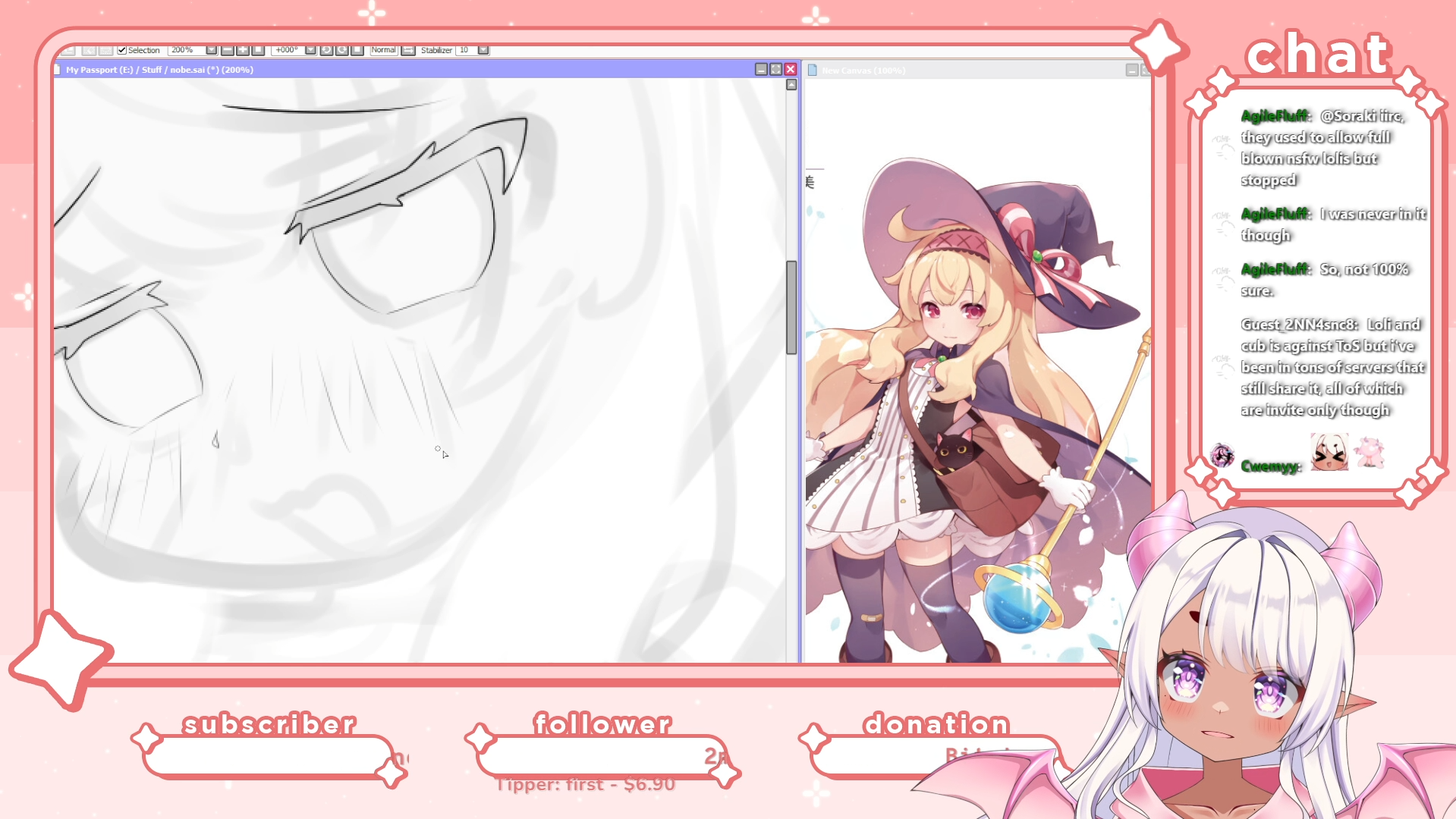 Live now on pomf! Coloring and chatting ~ https://pomf.tv/stream/Claralaine