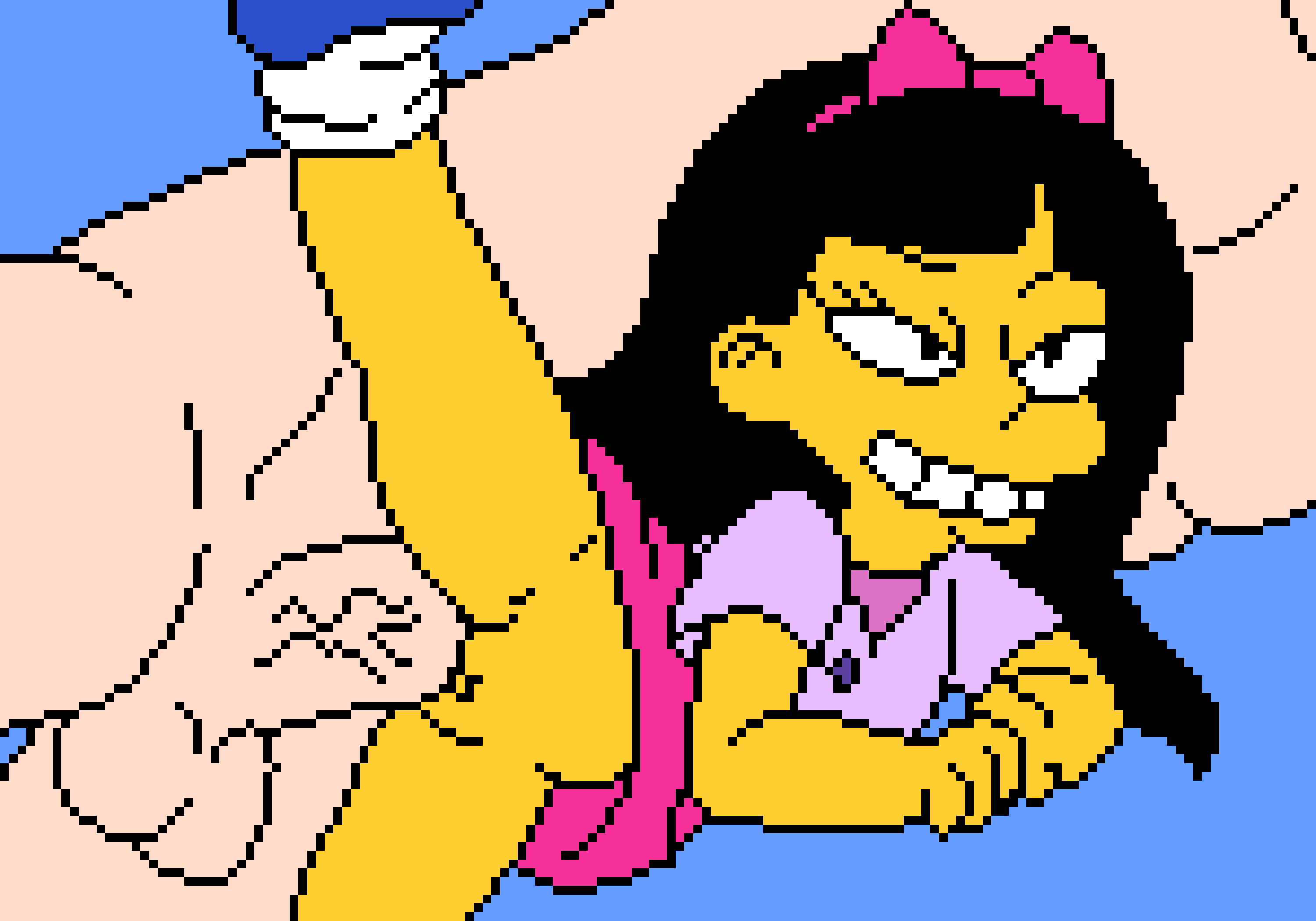 Pixel Simpsons - Test loli