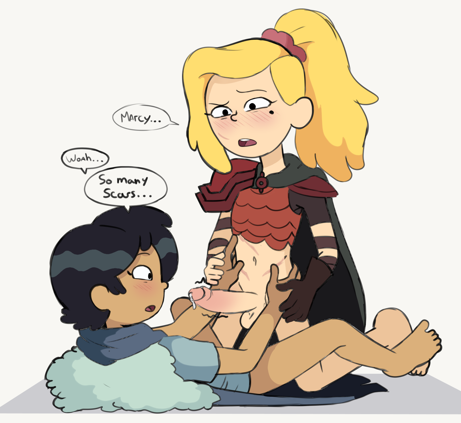 Marcy x futa Sasha from Amphibia set image commission! #amphibia #marcywu #sa...
