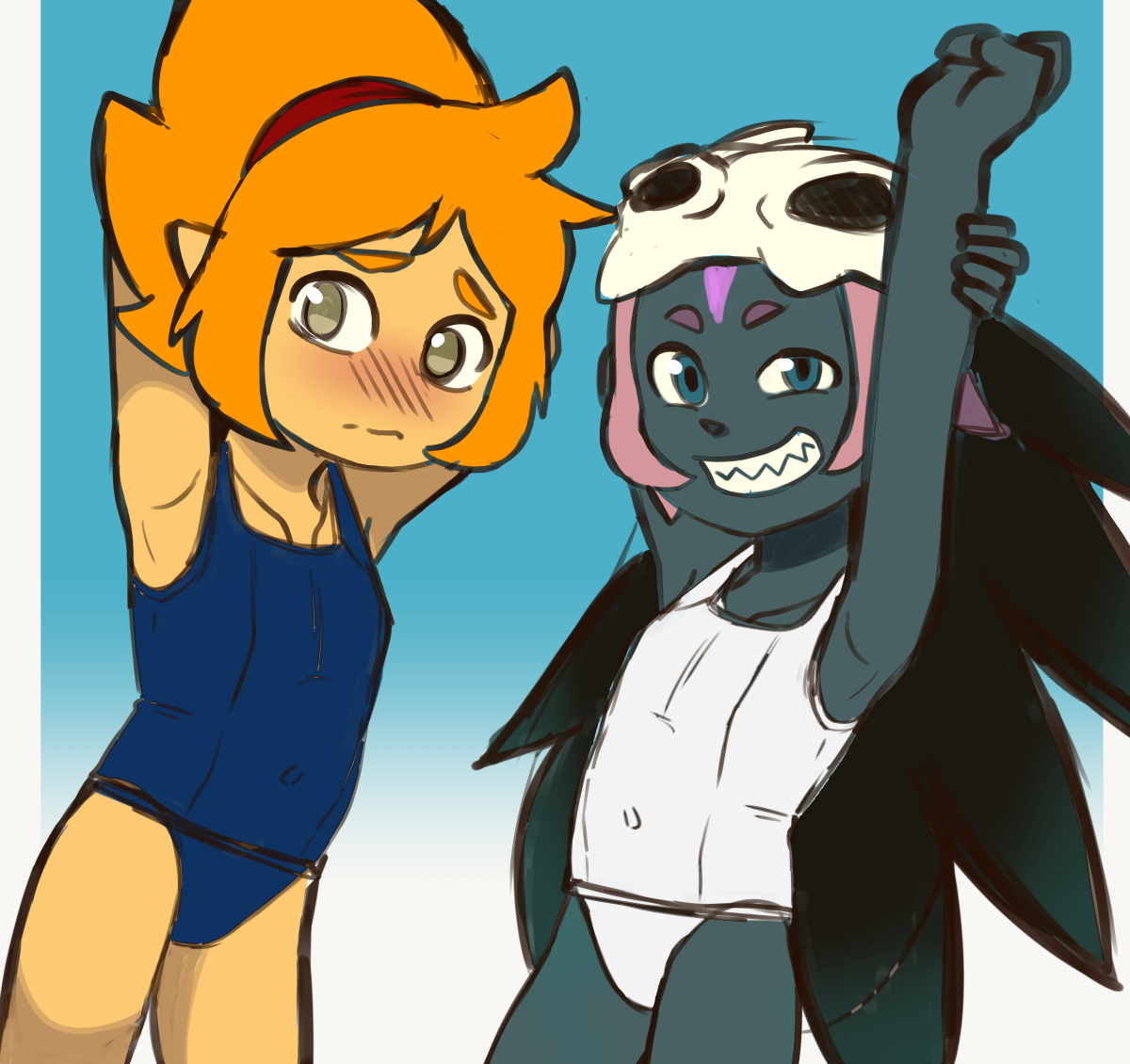 Elely and Coqueline - Wakfu #Elely #coqueline #wakfu #ロリ #lolicon #loli #cartoon
