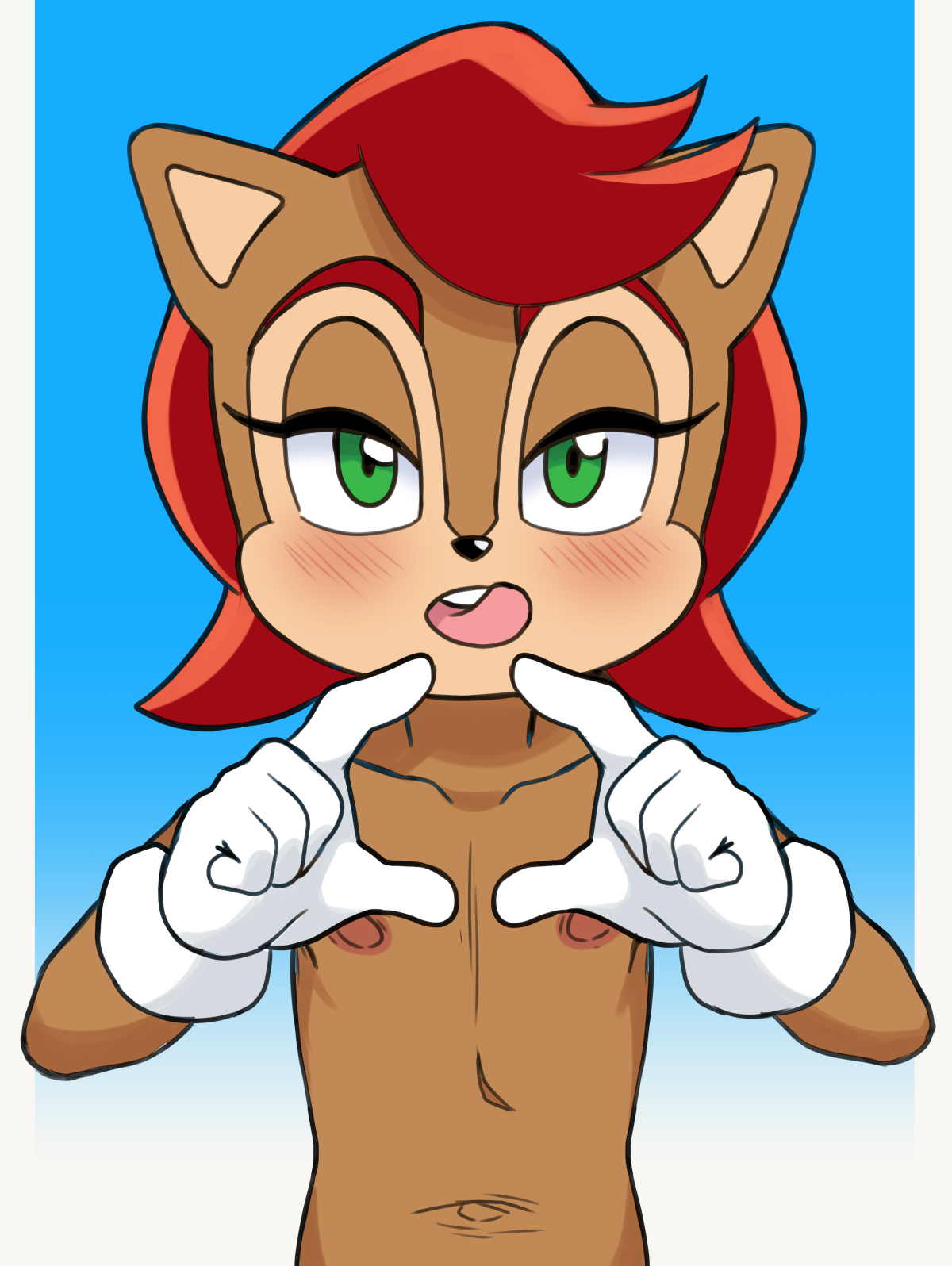 Sonia Acorn facial colored sketch commission! #soniaacorn #archiesonic #sonic...