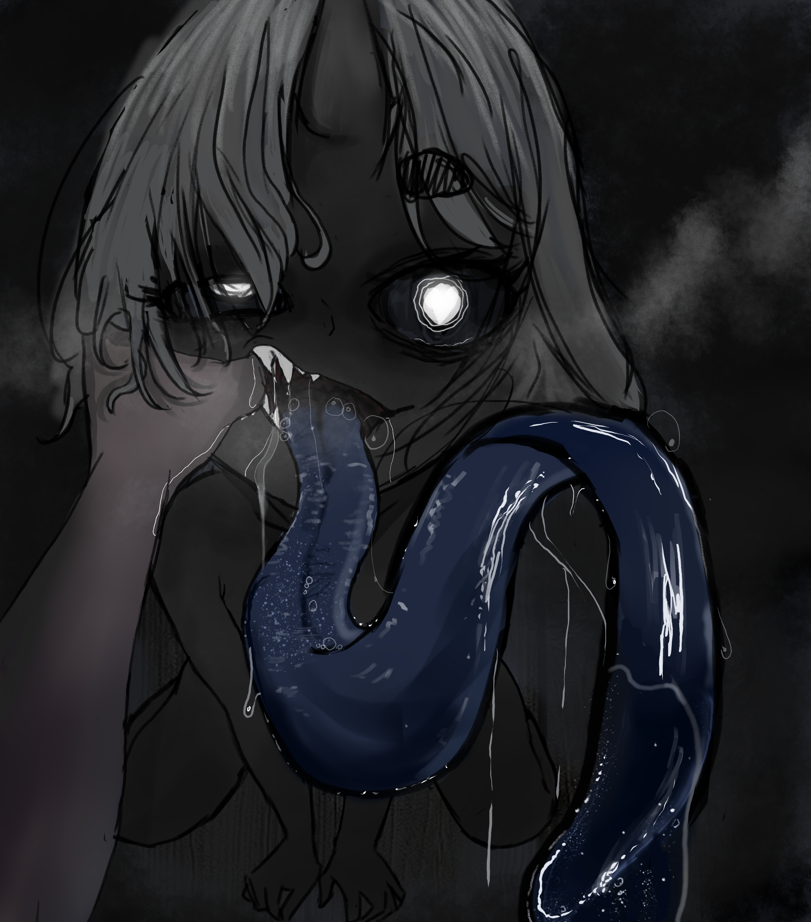 See he doesn't bite...something might be wrong though. #shota #shotacon #demon