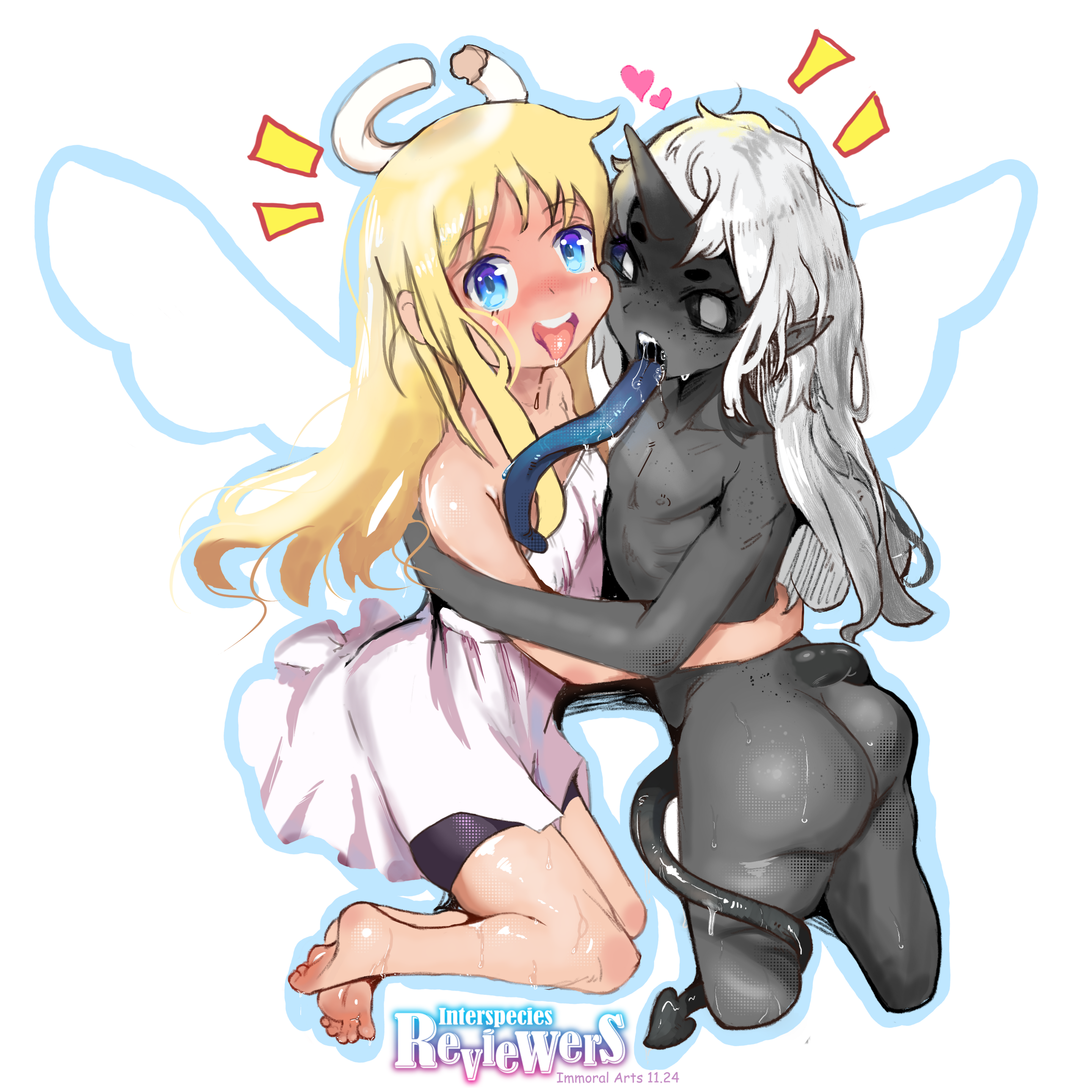 #nsfw #nsfwart #fanart #interspecies_reviewer #crimvael #hentai