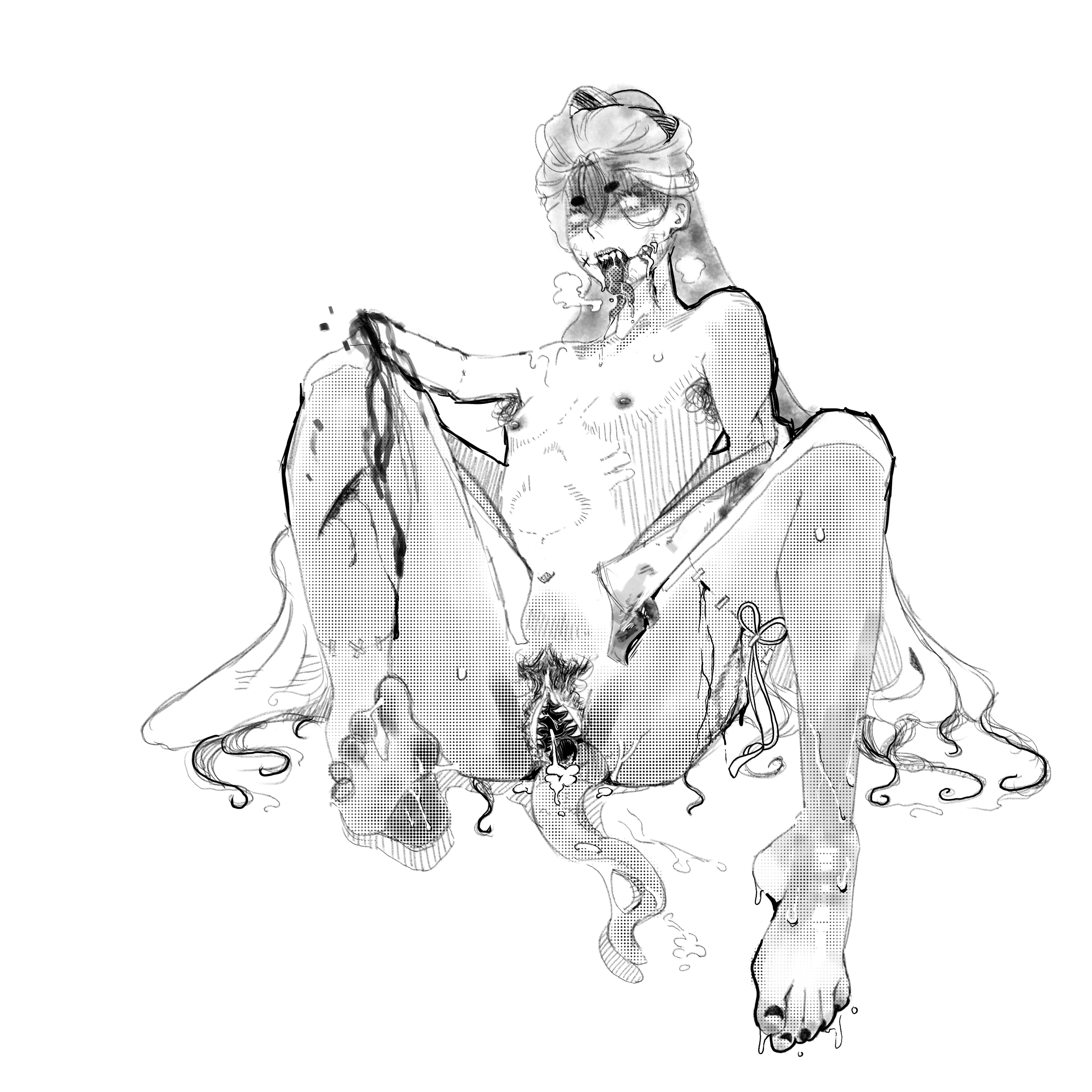 Re-Draw 2024 vs 2025 #horror #gore #nsfw #blood #beauty