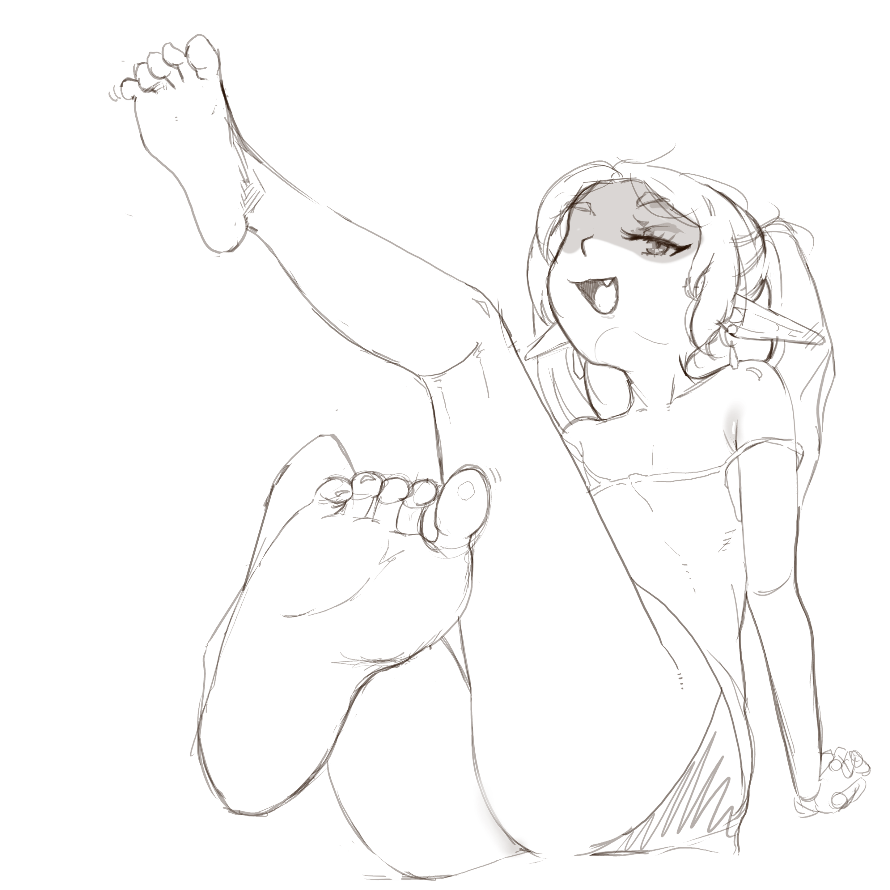 This was a fun challenege #frieren #feet