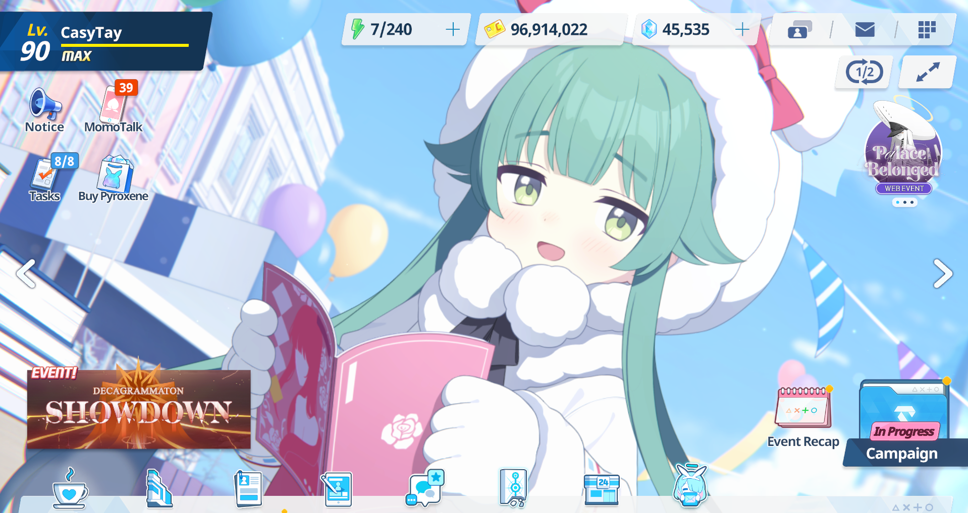 I have officially become a level 90 sensei :biglove: Big ups to Momiji [Perso...
