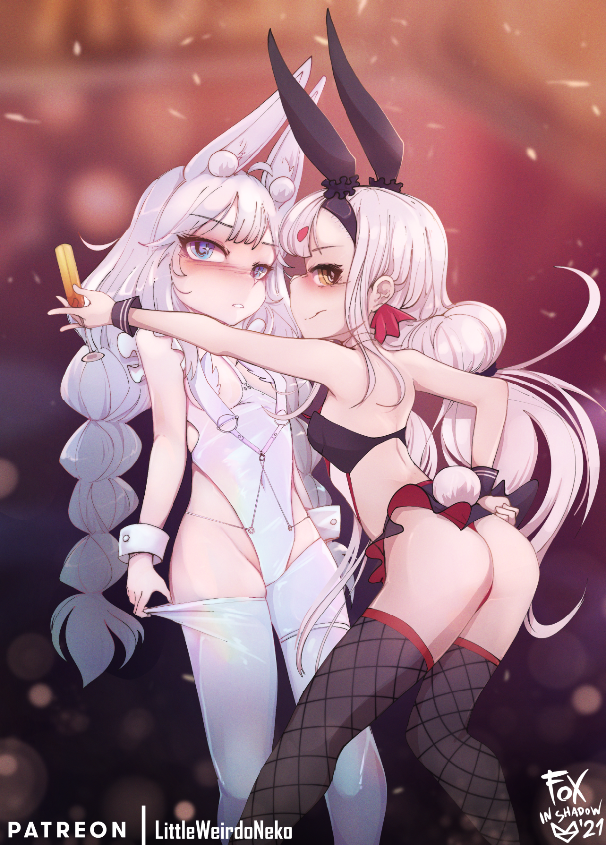 Double bunny overdose in #AzurLane 🐰🐰🐰 #ルマラン #アズールレーン