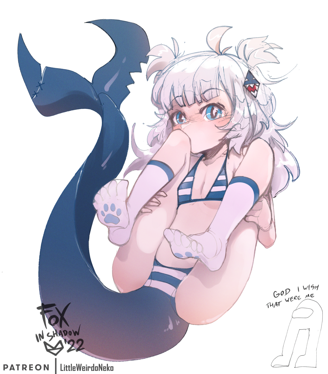 new year new A, and this month I'm sending the nood version to the supporters...