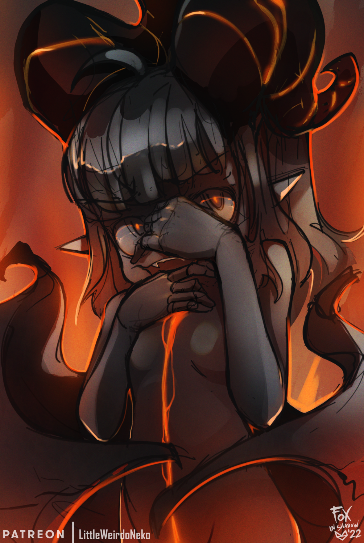 fiery Vienna light and color test I made back in January 😈