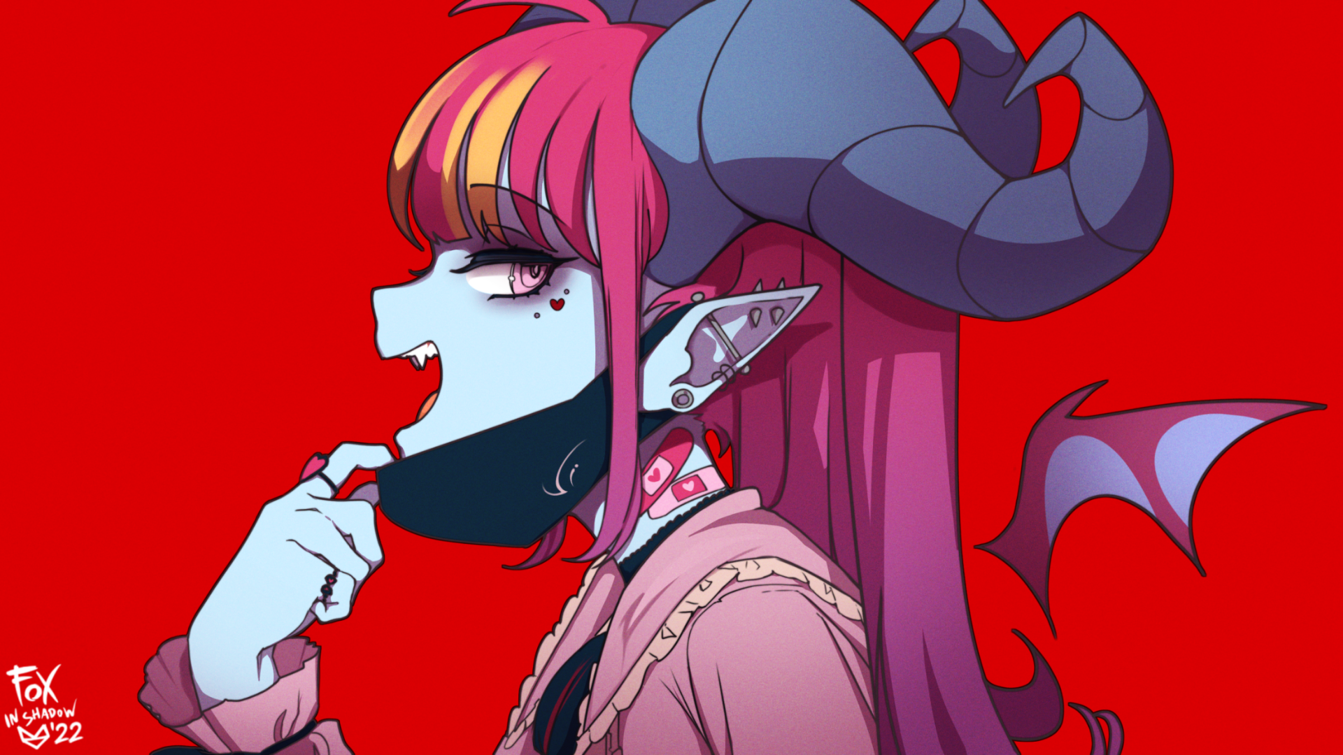 my Vienna/Vampire ver. redraw based on the original illust. by 八三 for the ver...