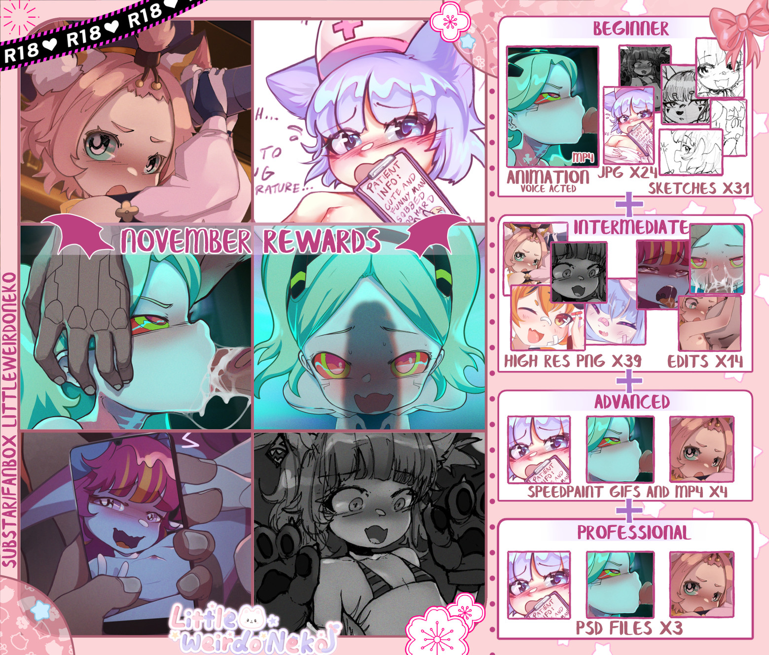 Yow yow, you know the drill by now, the November animation and the art pack h...