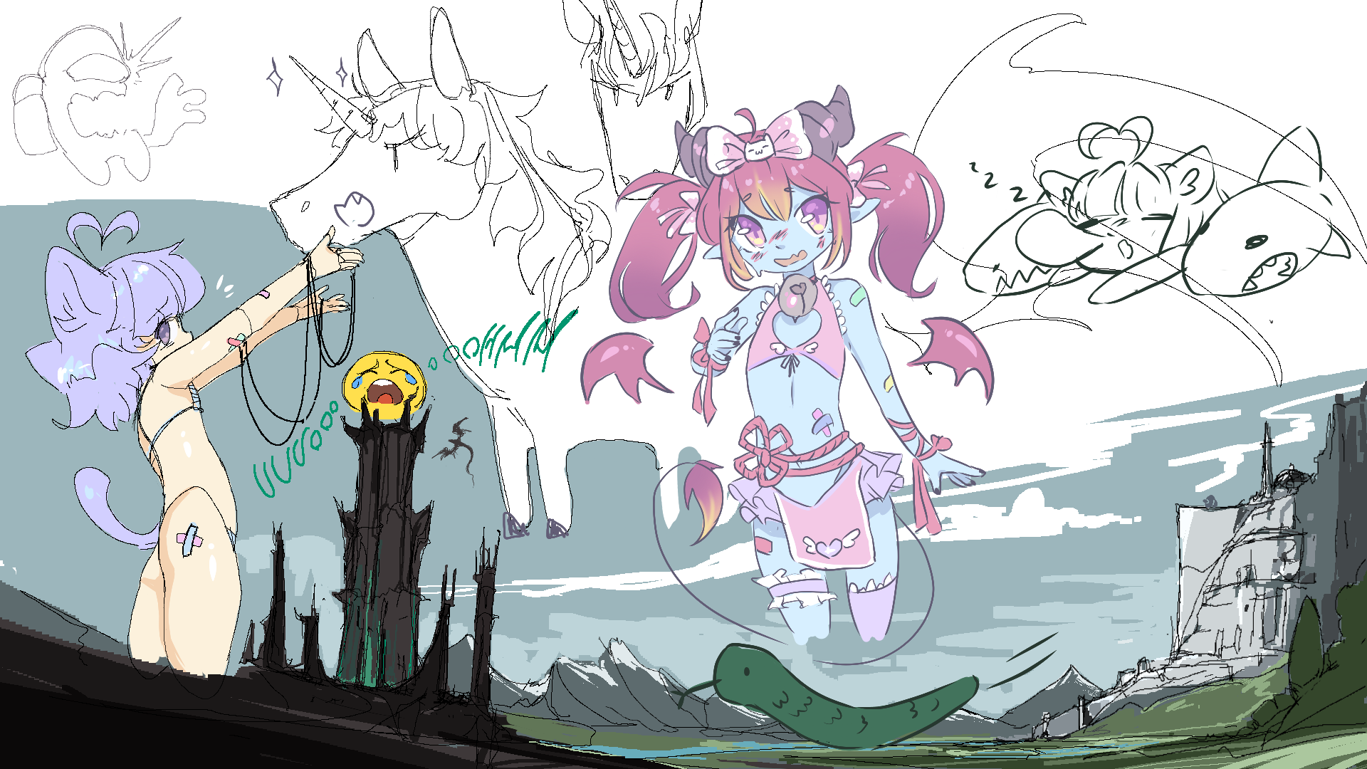 drawpile except in Magma tonight with @kukseleg :3