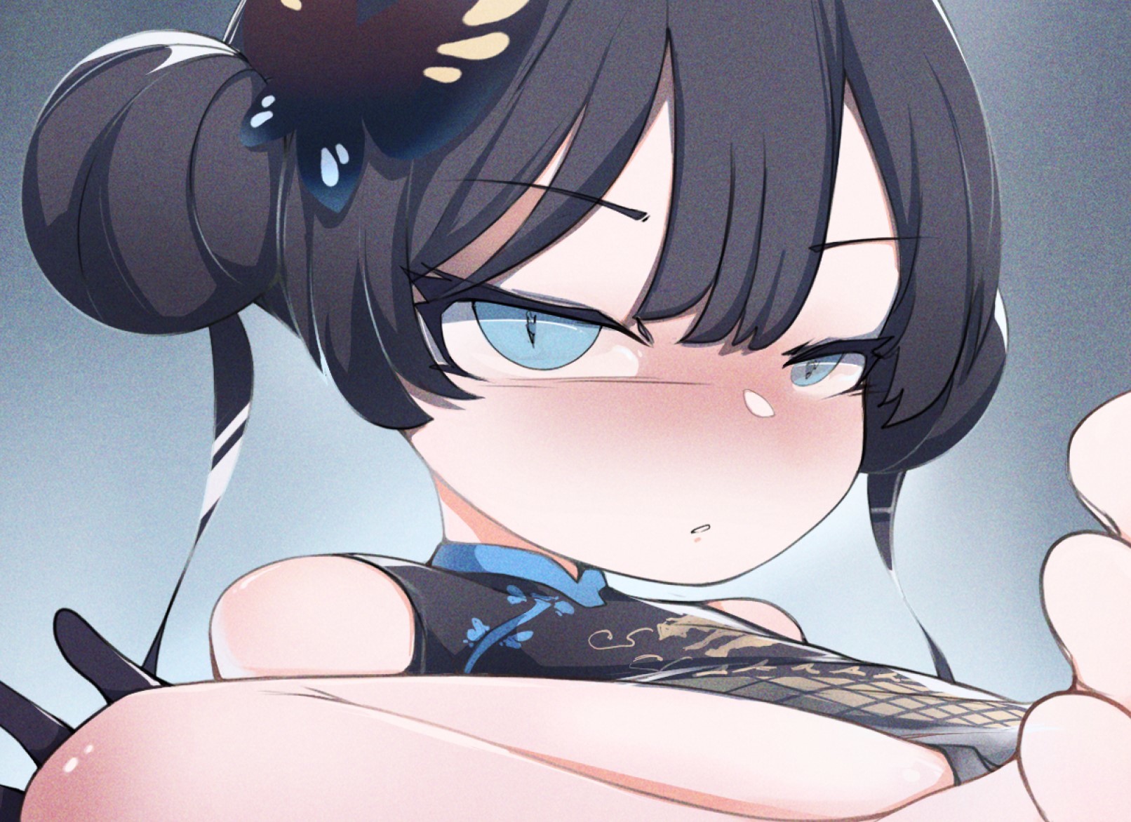 I... am working on another Kisaki... 😫#WIP #ブルアカ