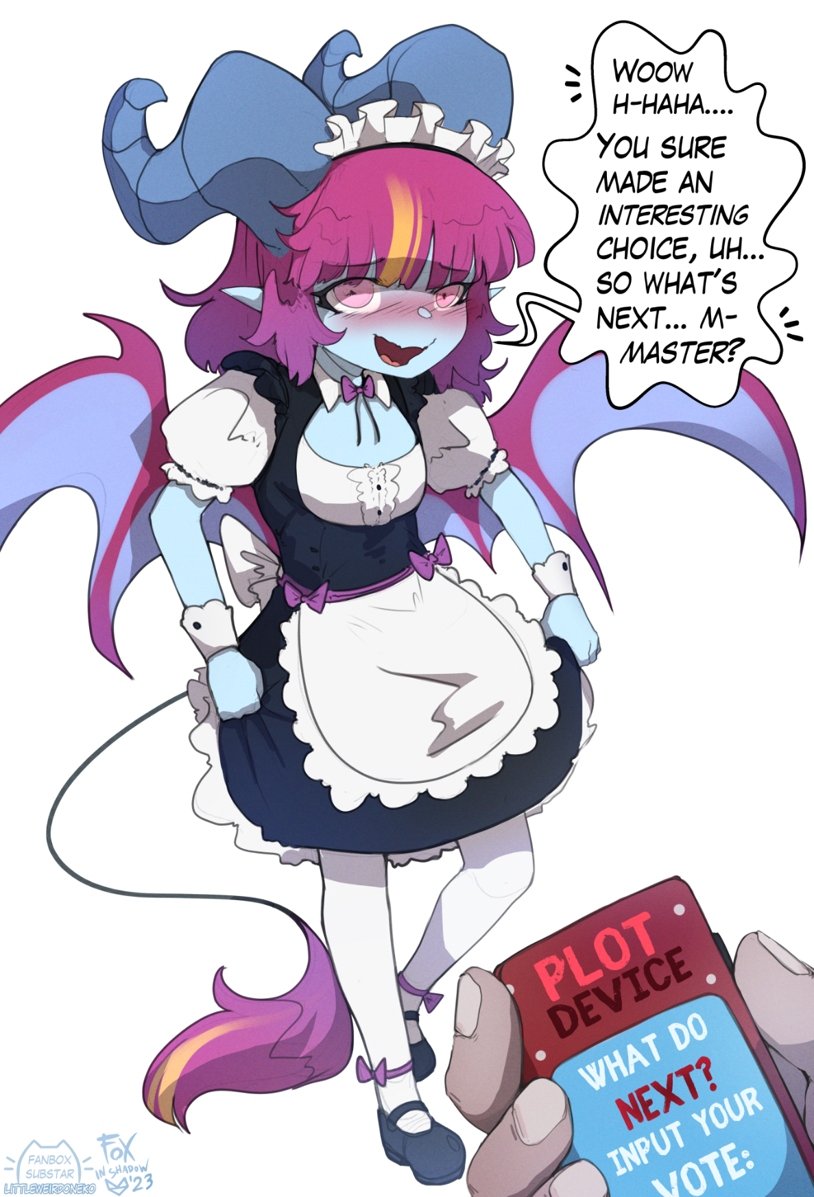 Vienna maid Vienna maid, CYOA March part 2! You already turned her into an ob...