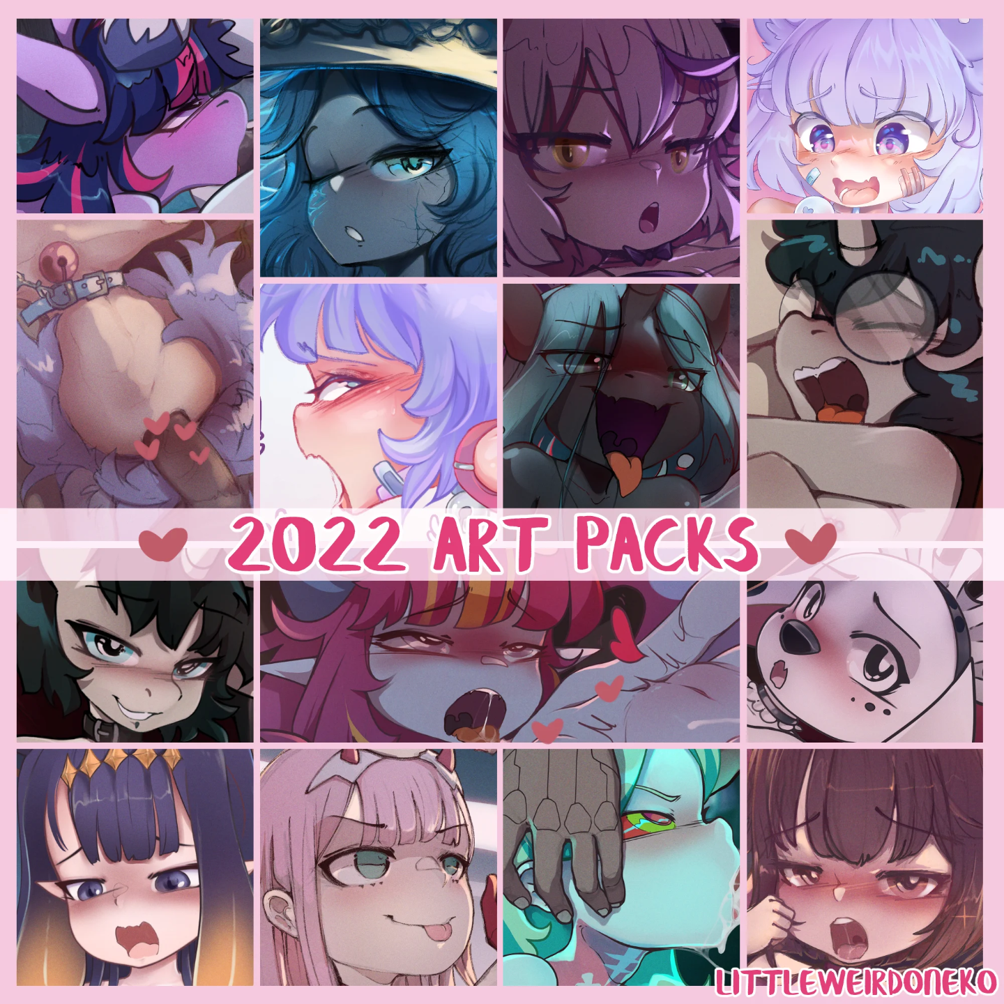 Simply put, the entire output of 2022 had been compiled into one big art pack...