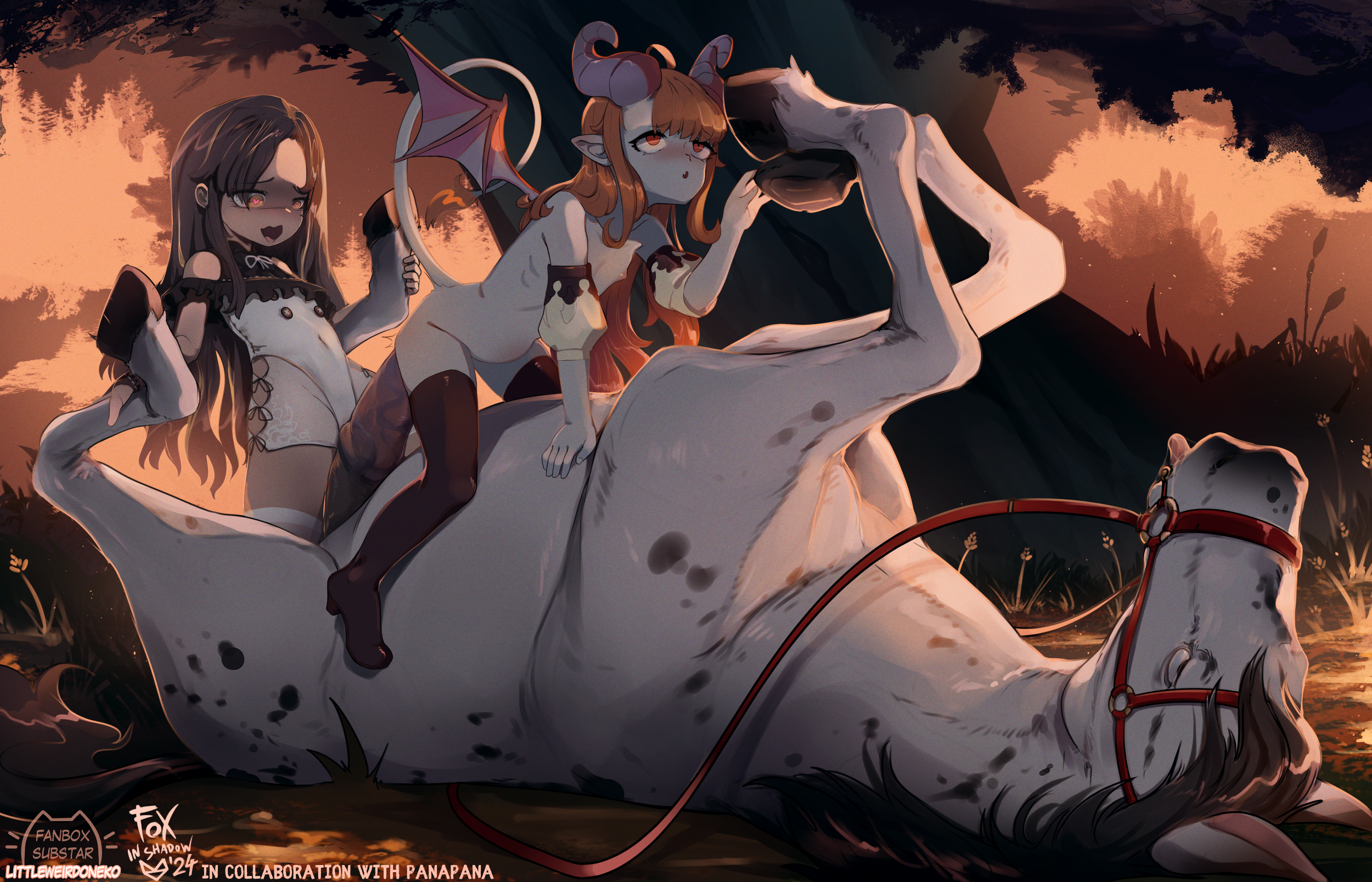 Sometimes it takes two 🐴 Collab with my friendo @PanaPana who done did justic...