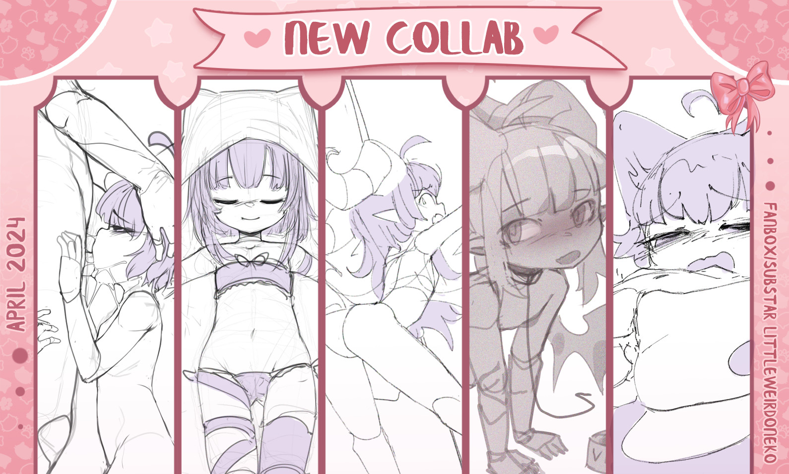 Collab time! Vote on which of my sketches @kukseleg is going to color this mo...