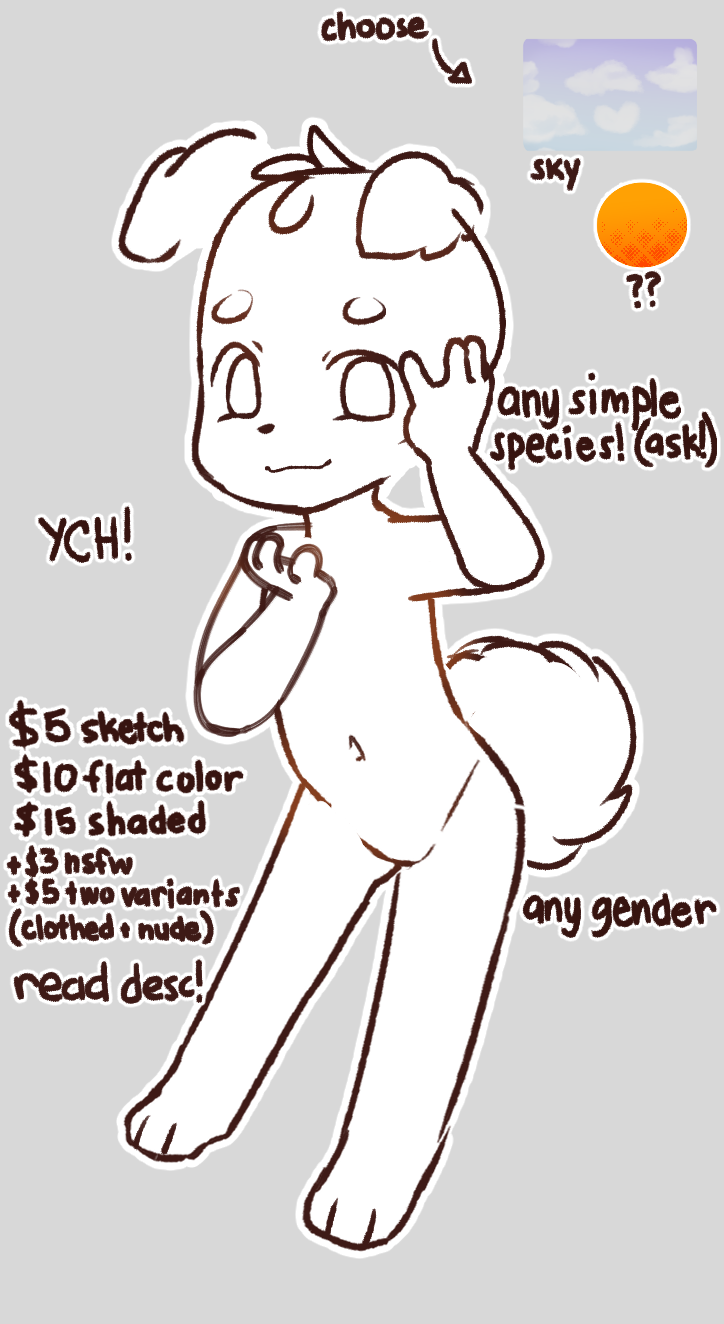 Doing quick YCH commissions! Message me here, or on the links in my profile! ...