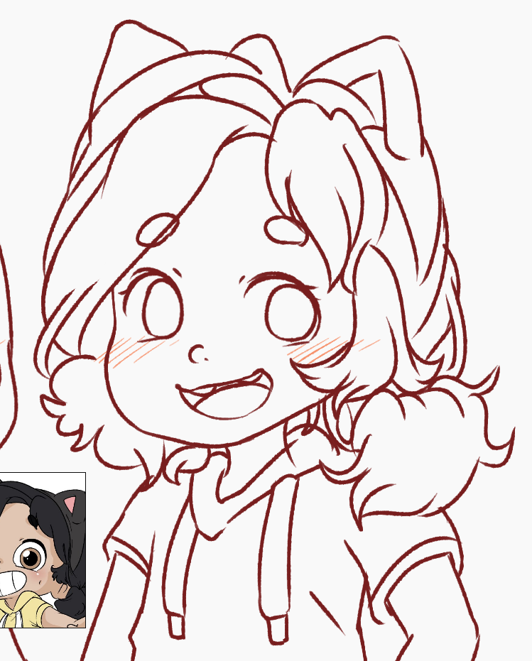 I enjoy drawing hair >?
