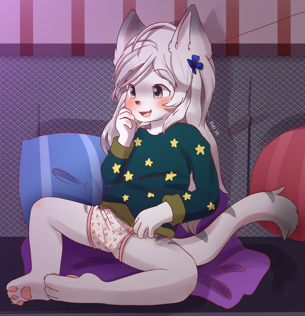watching cartoons at 2 am
