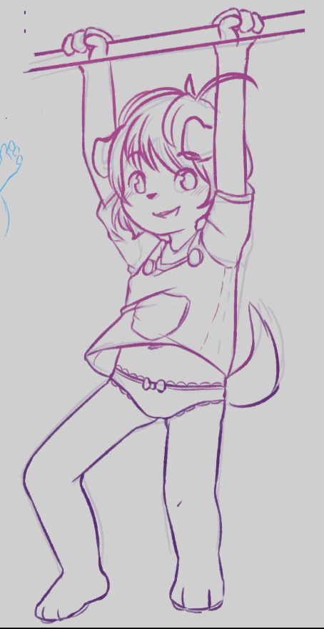 some drawpile doodles with aoi