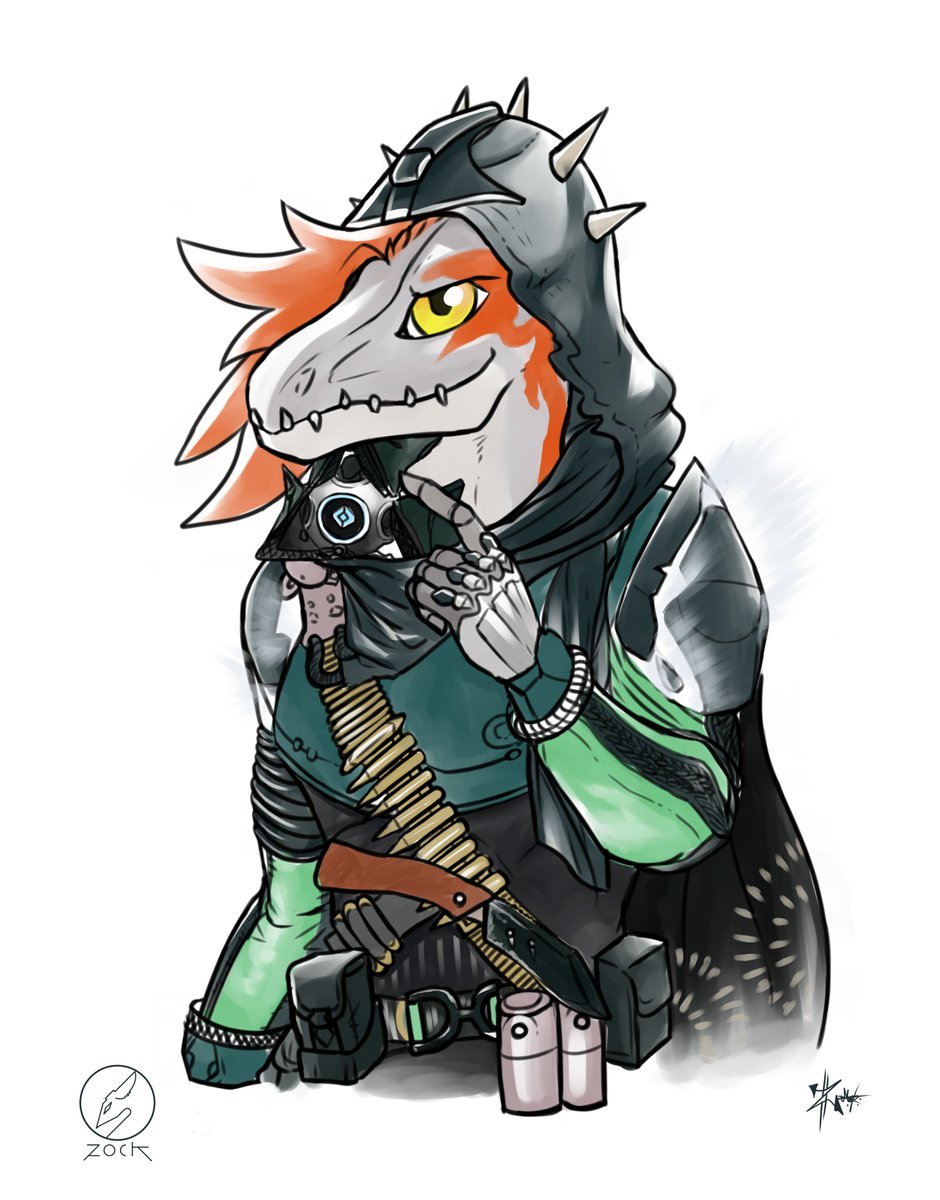 Commission completed :D 1/3 Thanks Javi!!! #Destiny #Videogame #Illustration ...