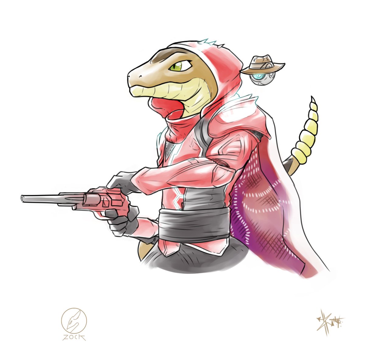 Commission completed :D 2/2 Thanks Adrian!!! #Destiny #Videogame #Illustratio...