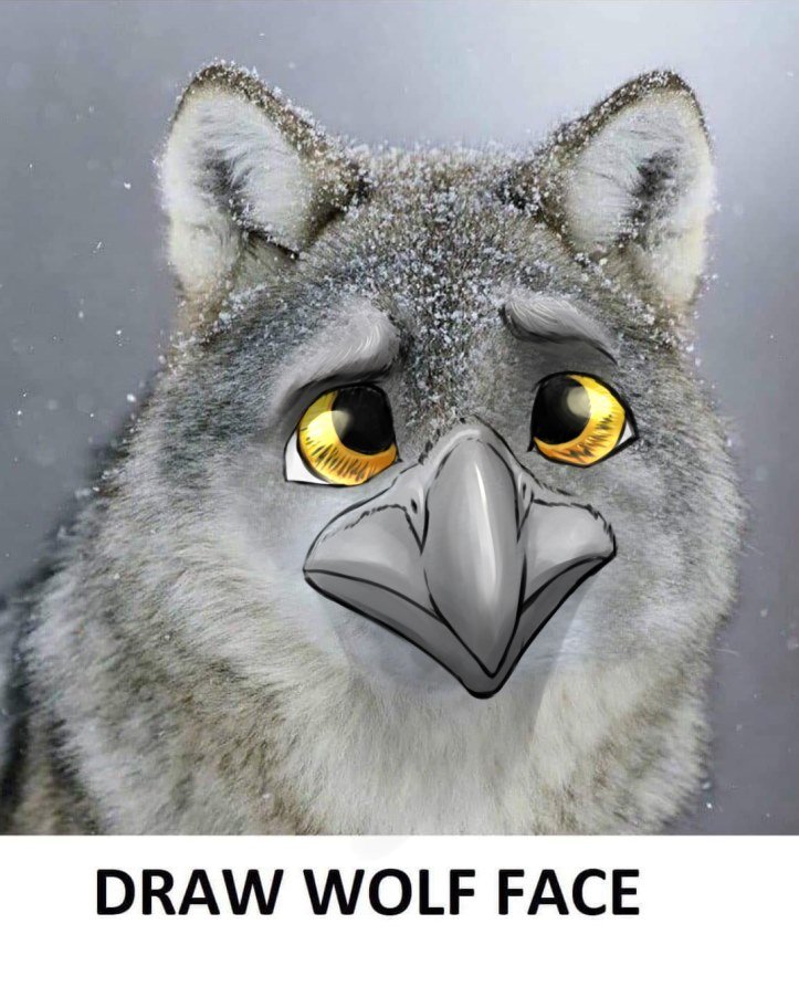 Jajaja a little wolf griffin xD https://t.co/YLVZ03MP5Y