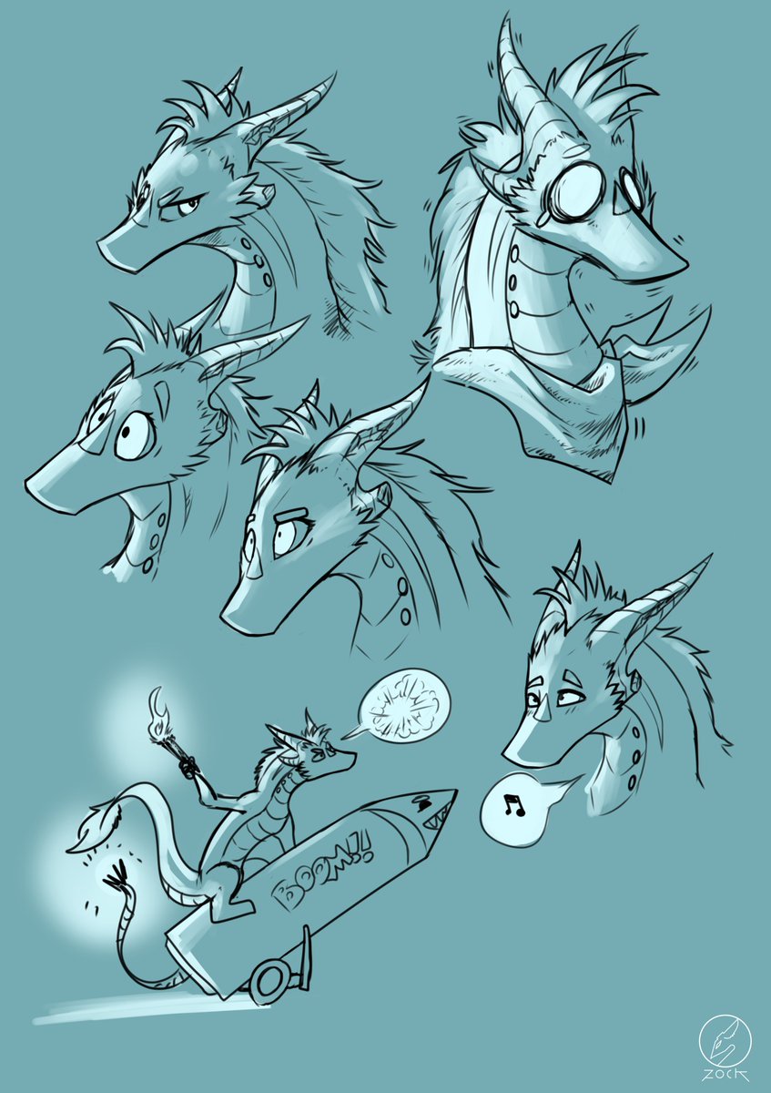 Practice to Hemiola for this day n.n #Sketch #FluteDragon #Zock https://t.co/...