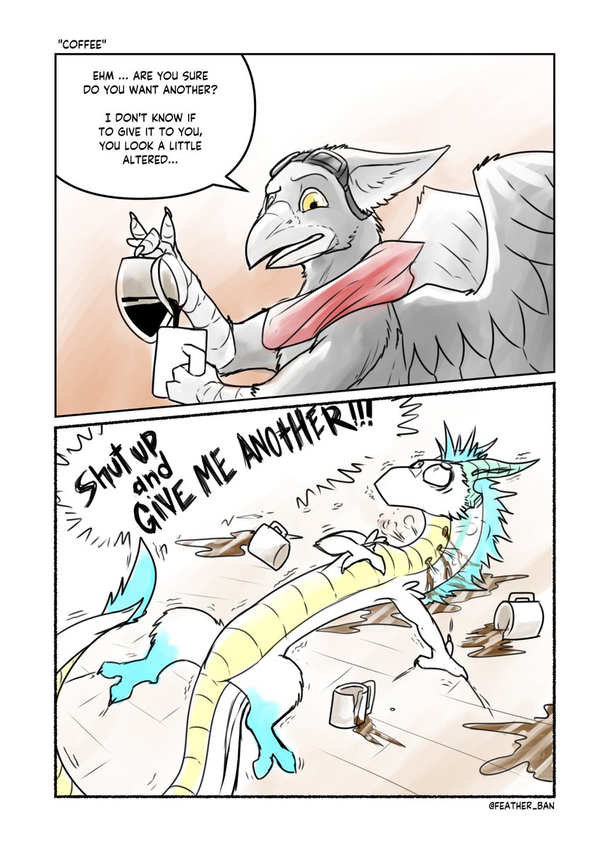 I'll be honest, I don't know if she can drink coffee xD #FluteDragon #Flute #...