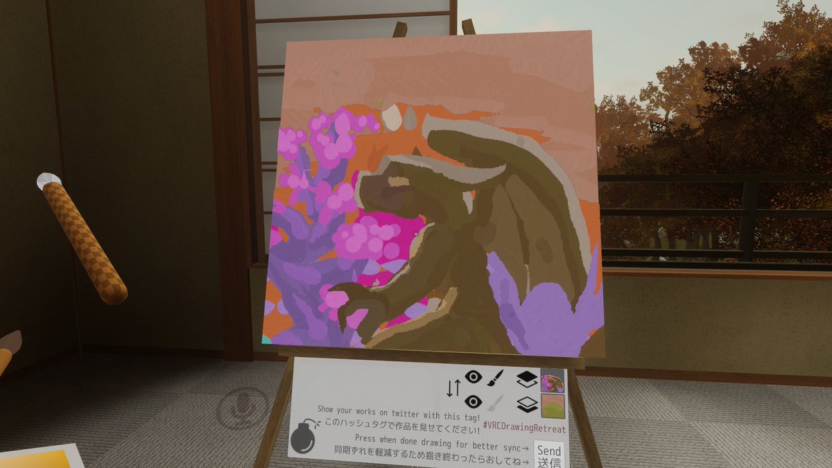 I can't save this draw xD only this screenshot xD The world crash me... It wa...