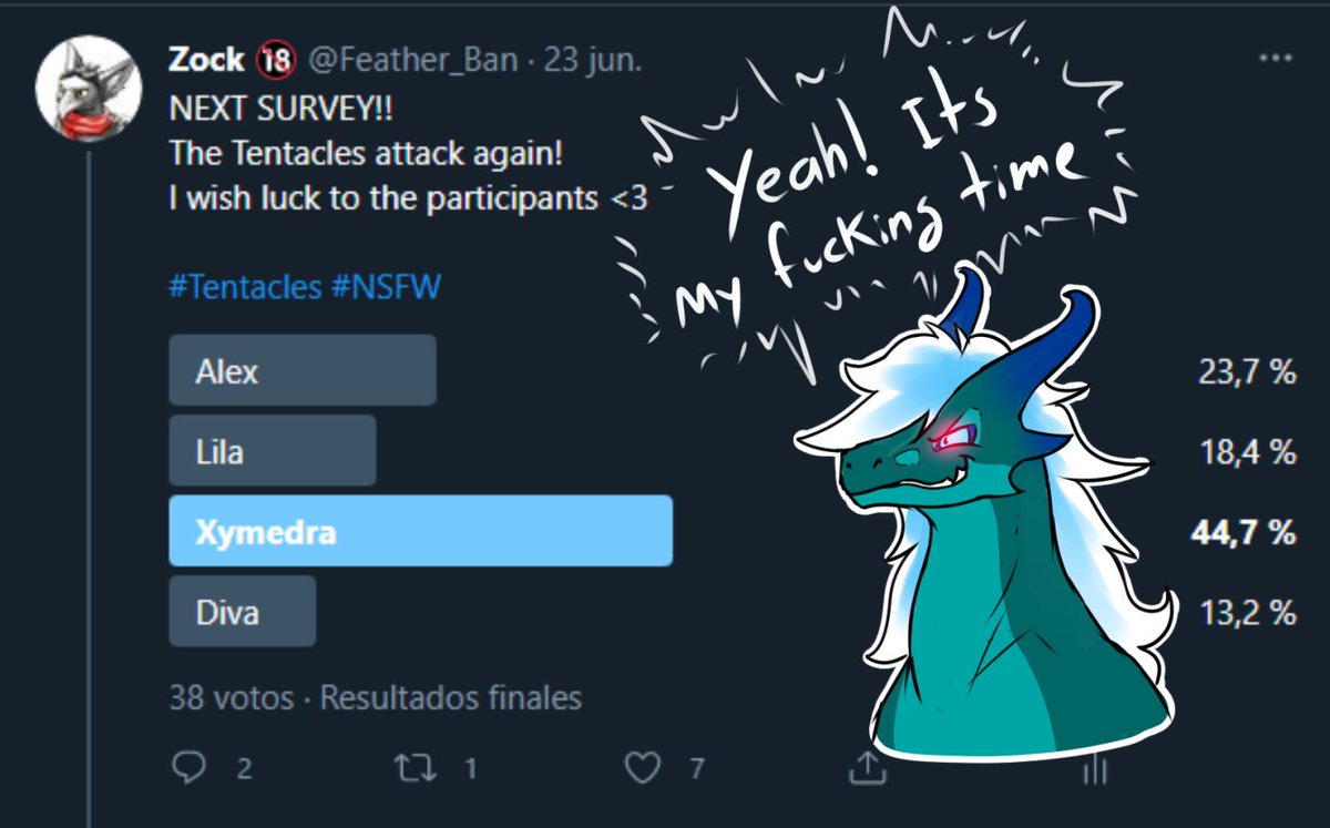 YEAH!! Xymedra win this time xD Wait the next survey! uwu https://t.co/GAKz72...