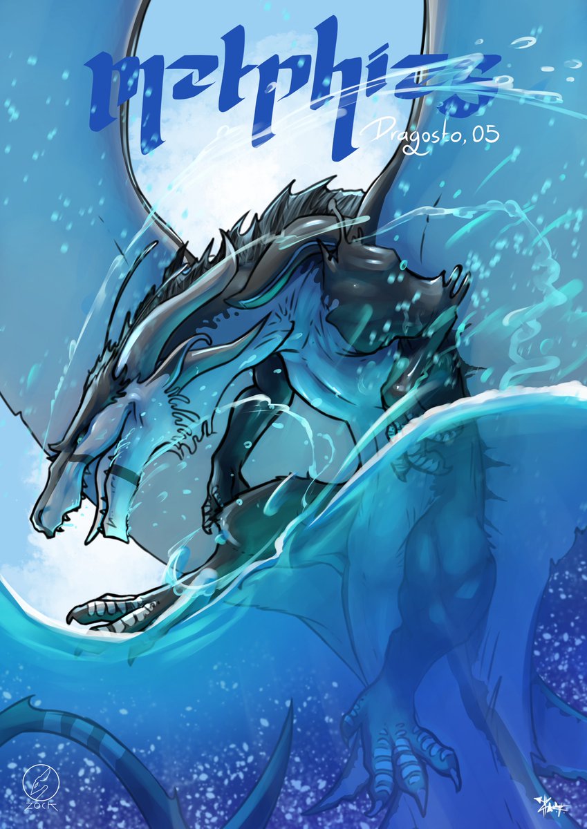 5to Dragosto, this dragon is beautiful <3 based on Stingray!! Dragon by @D...