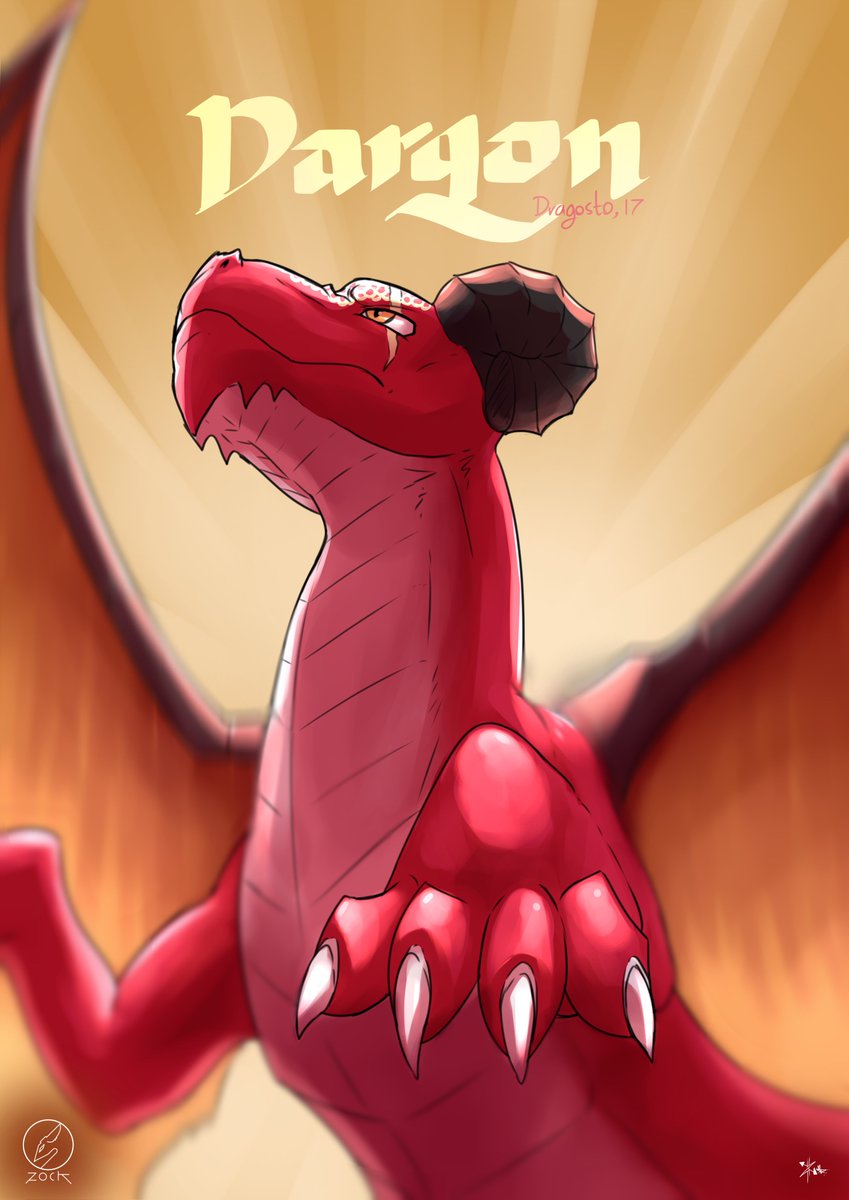 Dragosto Day 17, Dargon <3 Character and design by Javier García https://t...