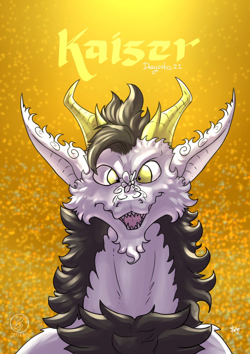 Dragosto Day 21, Kaiser <3 Character and design by Kaiser https://t.co/vIy...