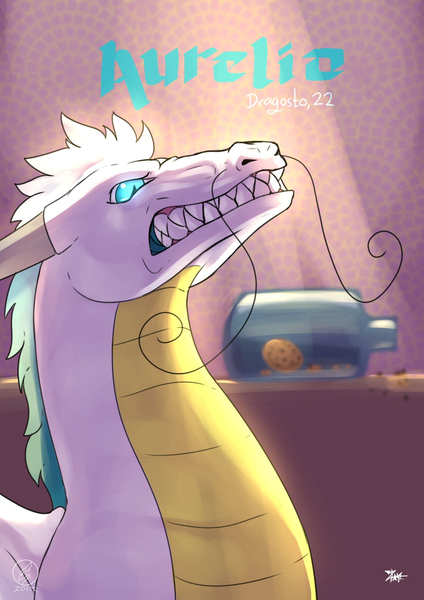 Dragosto Day 22, Aurelio <3 Character and design by @Kilian_avali https://...