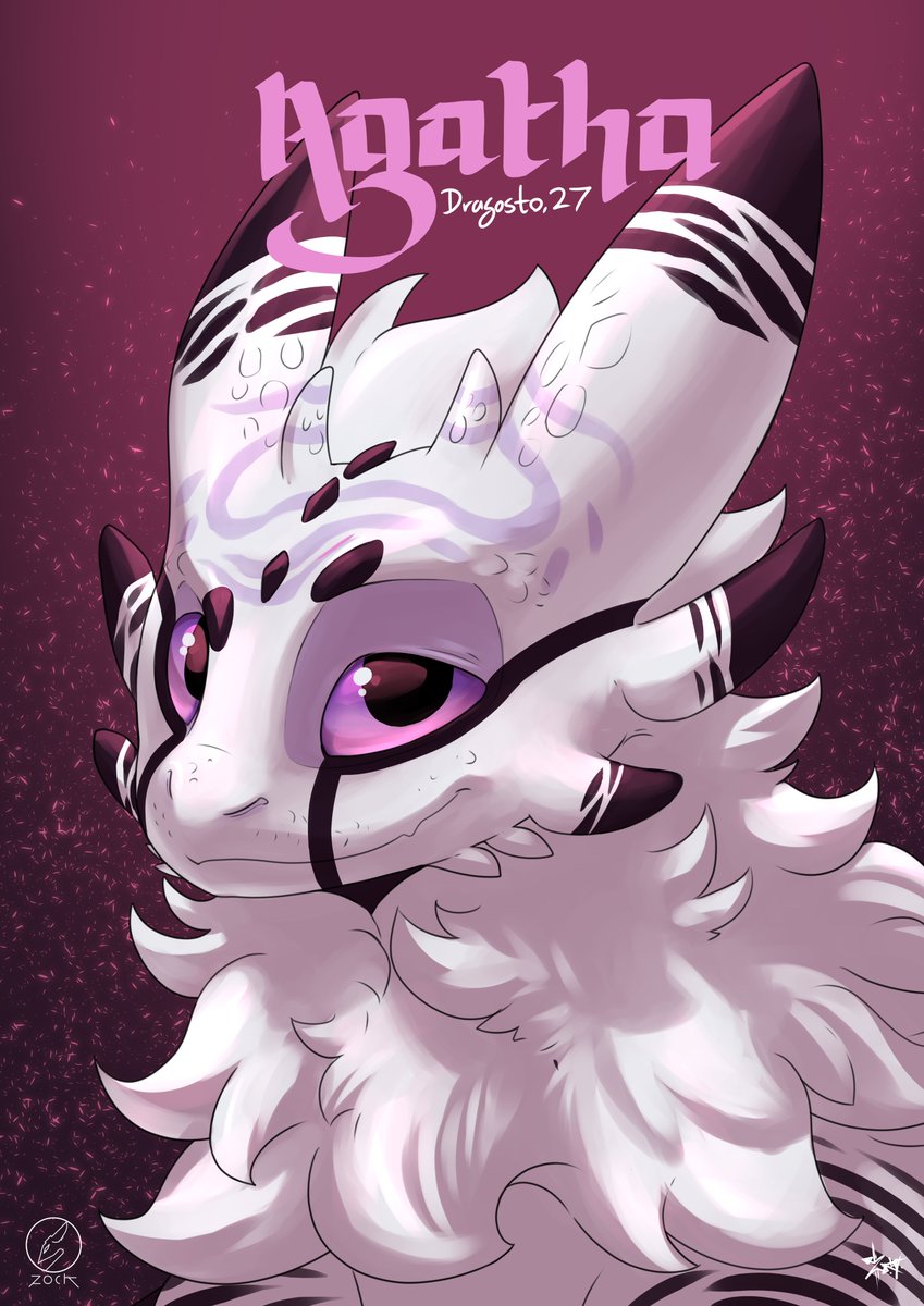 Dragosto Day 27, Agatha<3 Character and design by Angelica Rodriguez https...