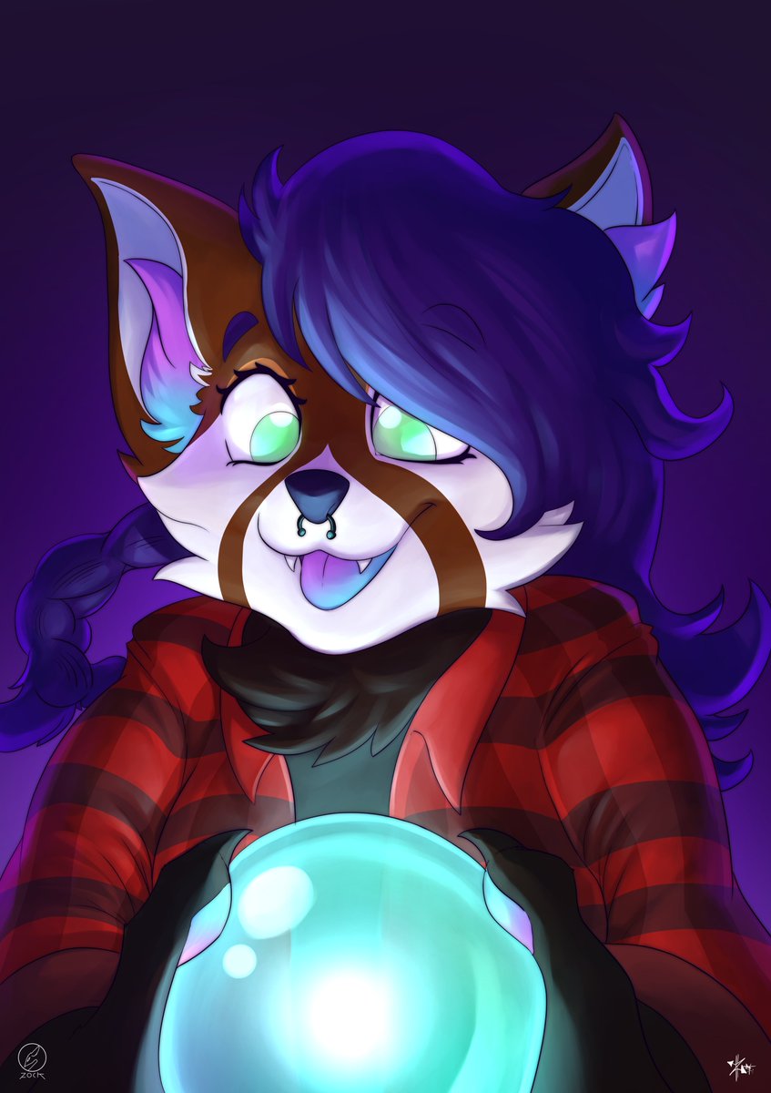 Commission completed :D Oc by Siren Thompson! I love this Oc <3 #Furry #Zo...