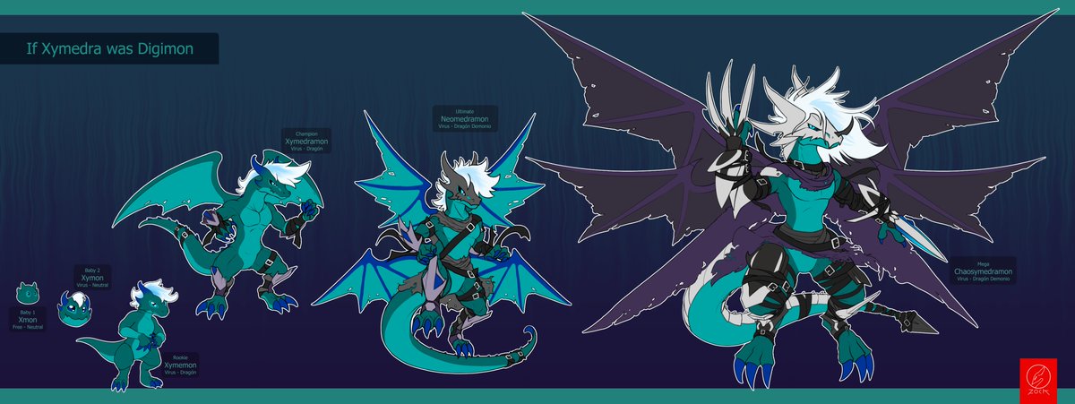 I made a Dynamic with my best friend @ArtroThe to make our dragons as if it w...