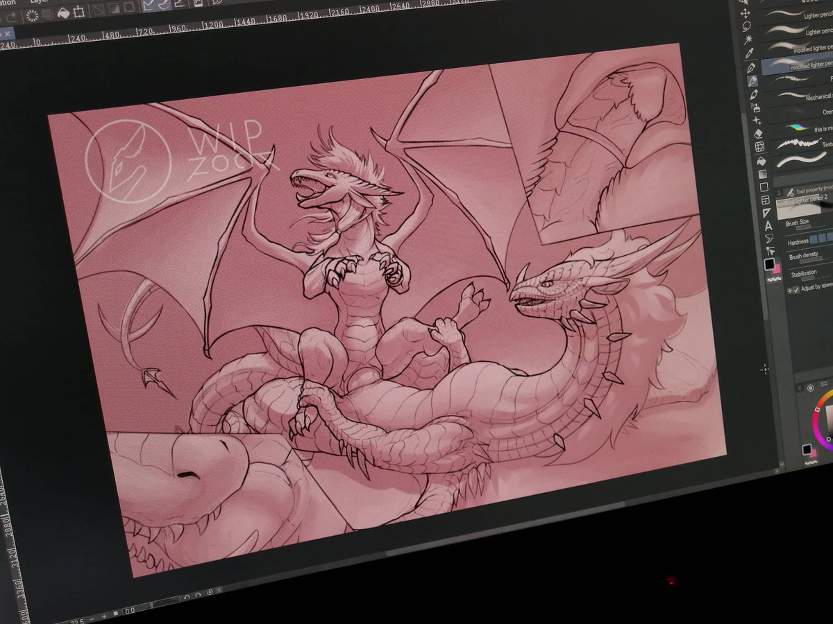 -WIP- 👀 I forgot to post this drawing I'm doing xD https://t.co/NxYzwt4Nor