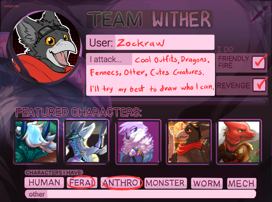 Come Fight me! <3 Im Team Wither https://t.co/S9vbaG3O47 https://t.co/vLlF...
